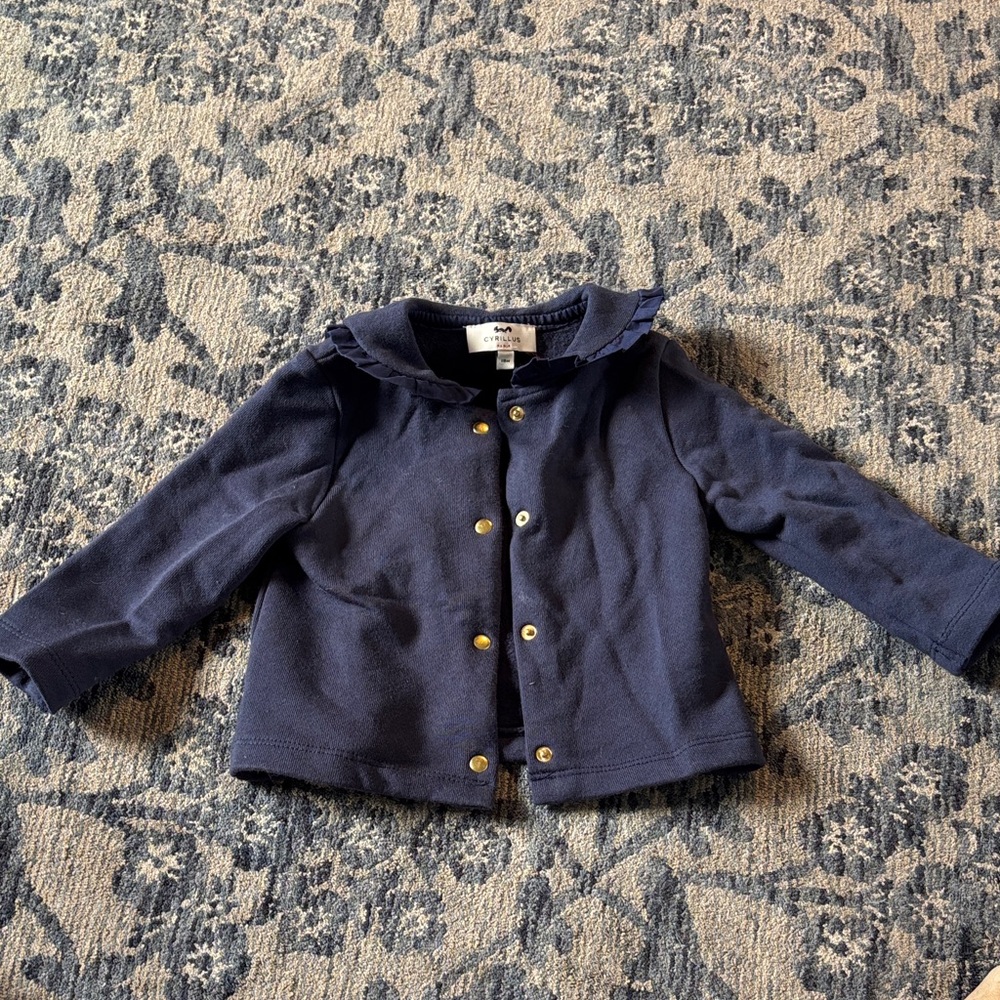 Cyrillus sweatshirt cardigan 18mo